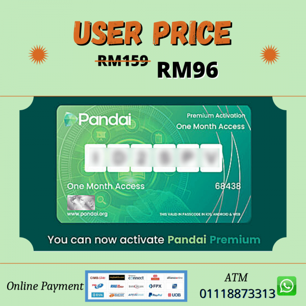 Pandai Activation User Price
