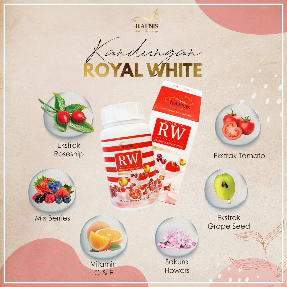 Kandungan Royal White Beauty bahan organik