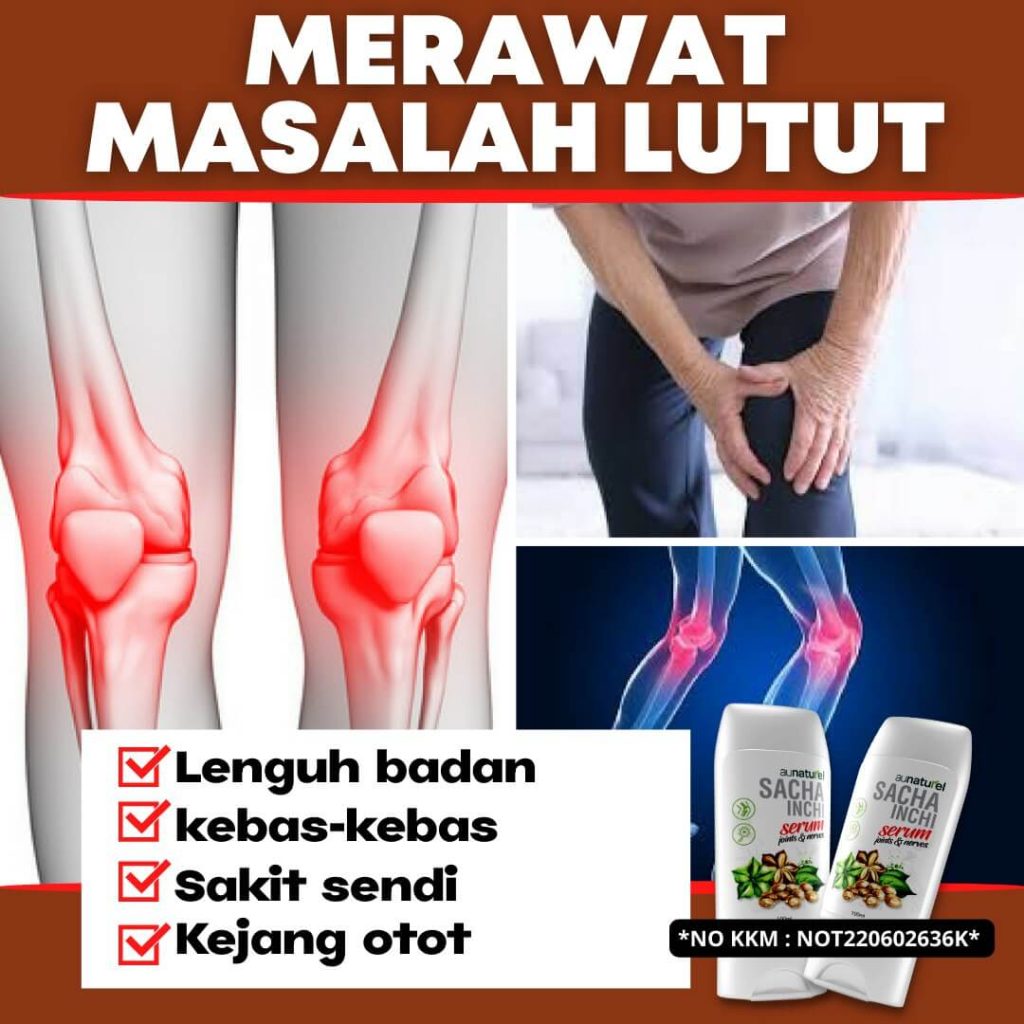 Serum sacha inchi merawat sakit lutut
